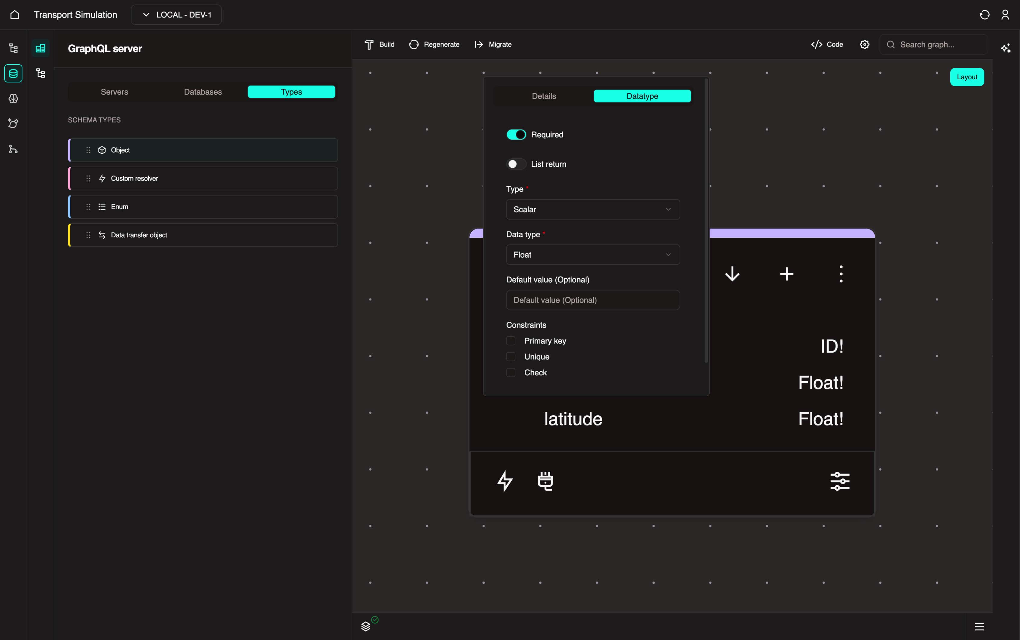 Add latitude field
