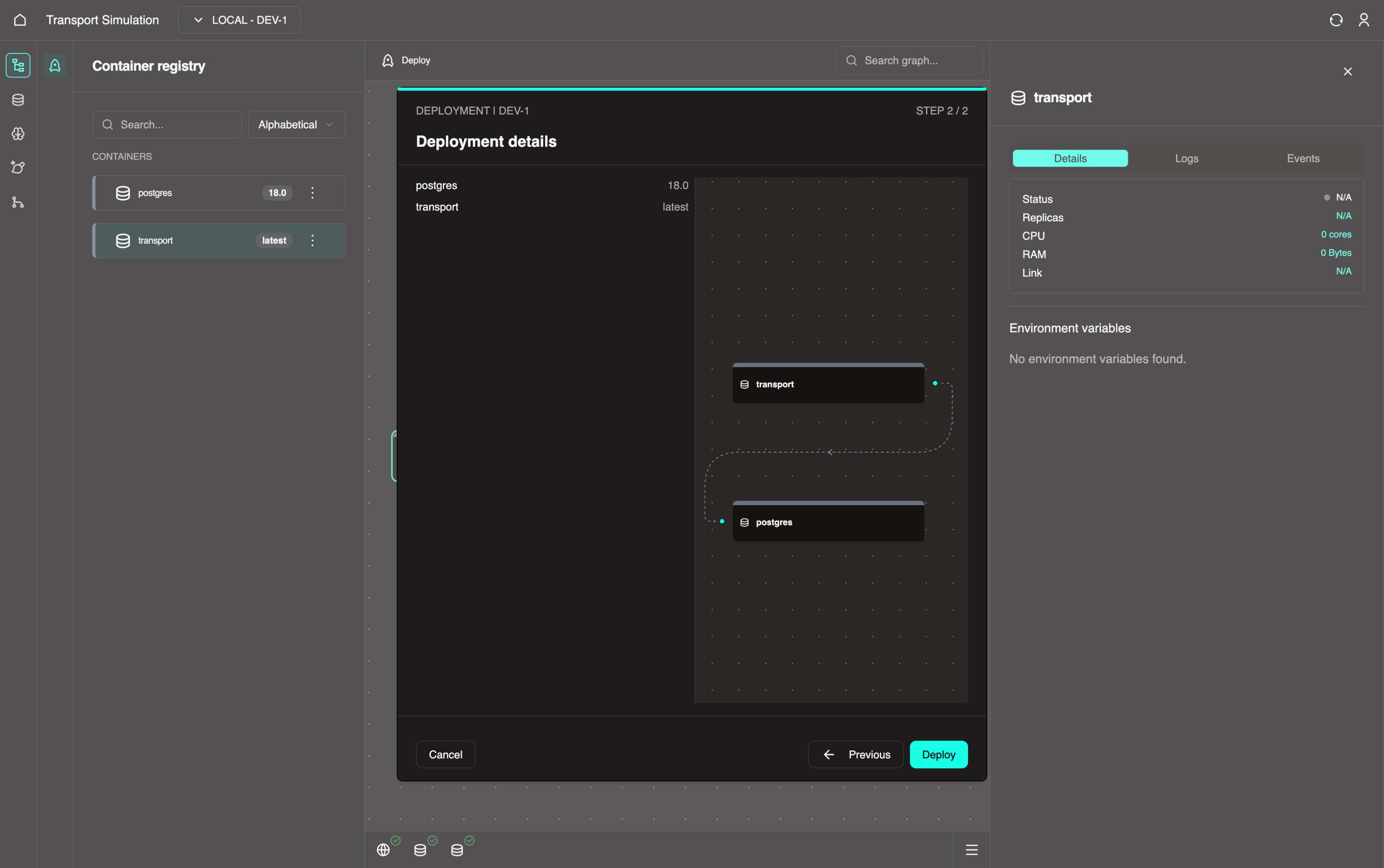 Configure deployment 3