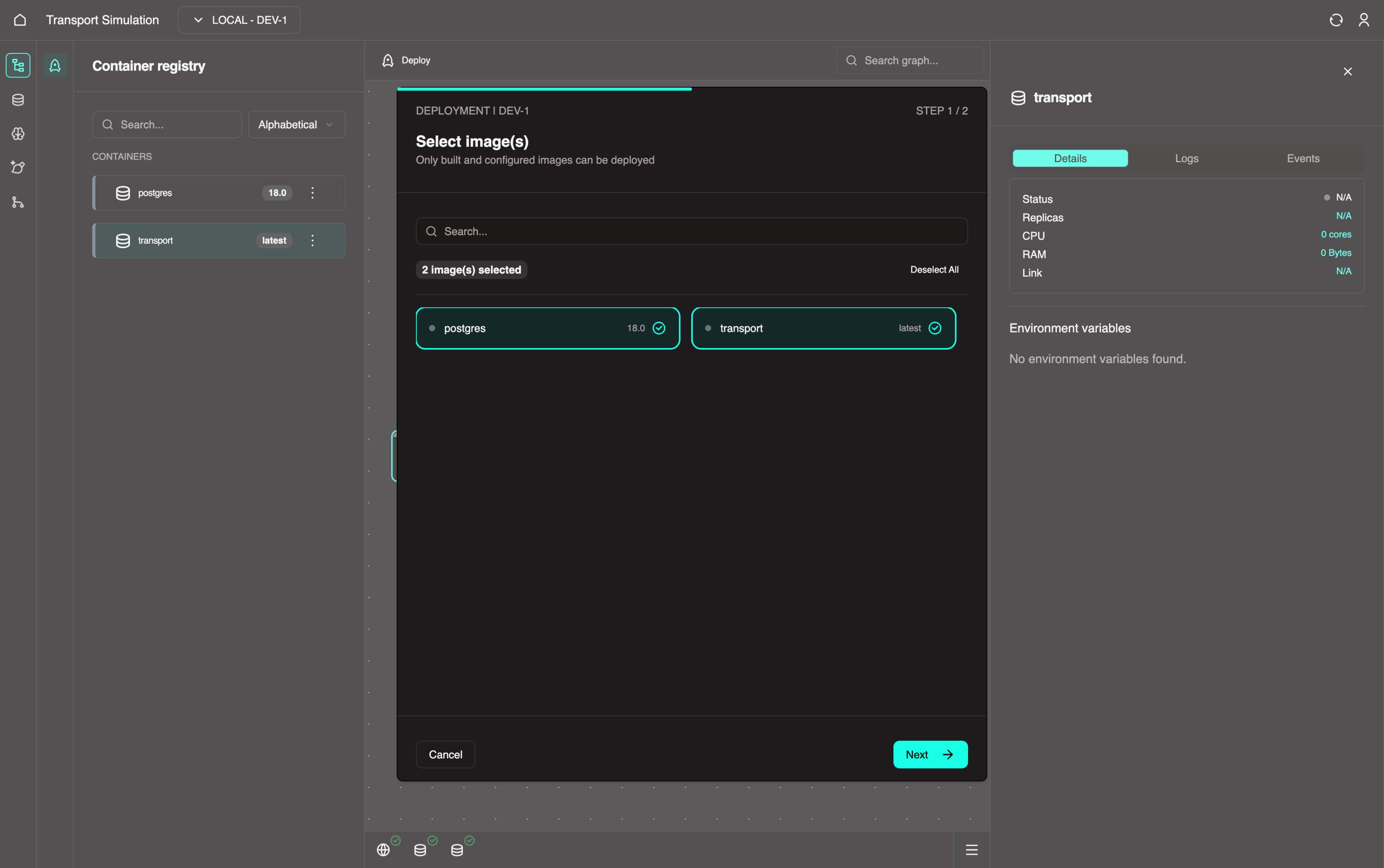 Configure deployment 2