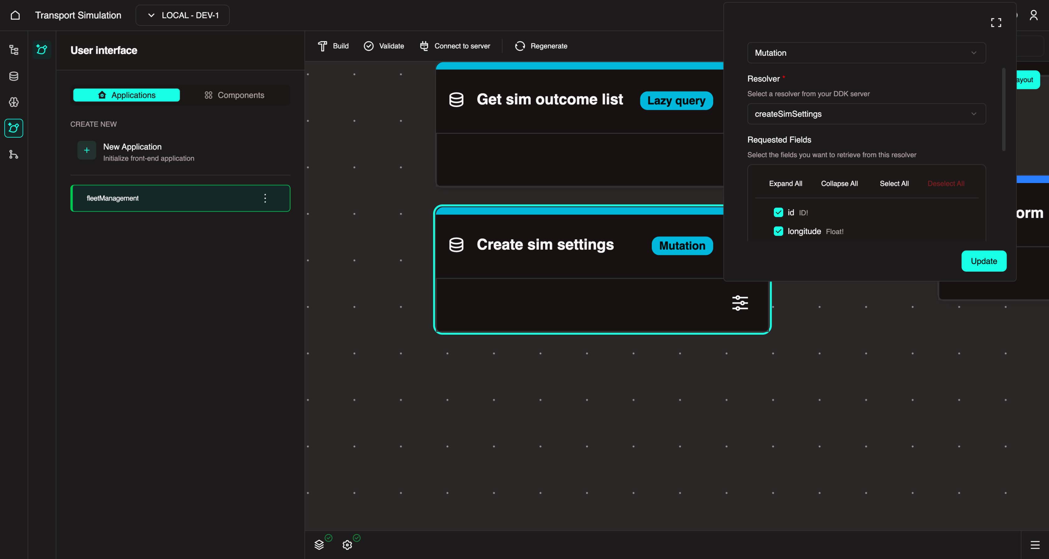 Edit Data Connection