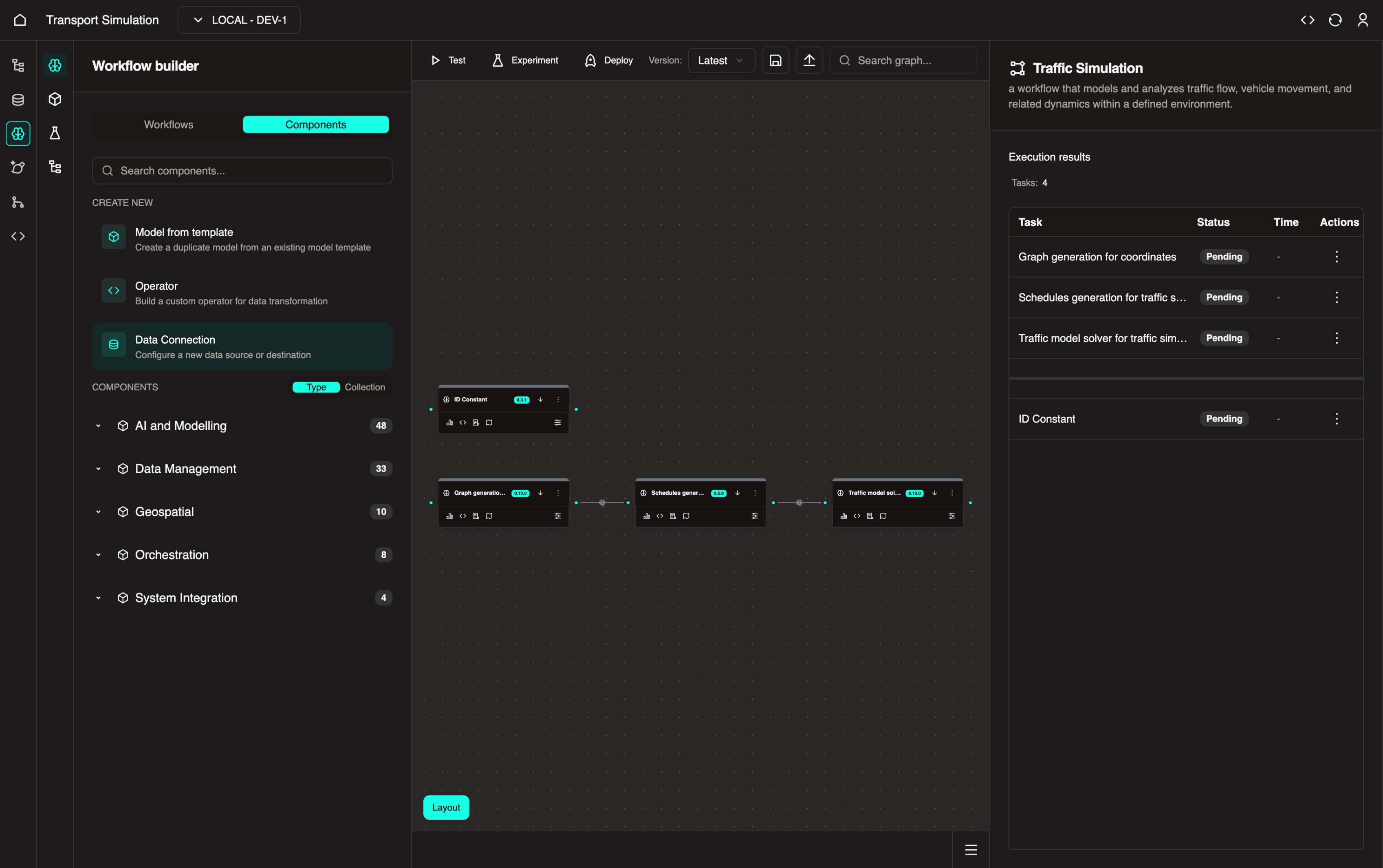 Create data connection