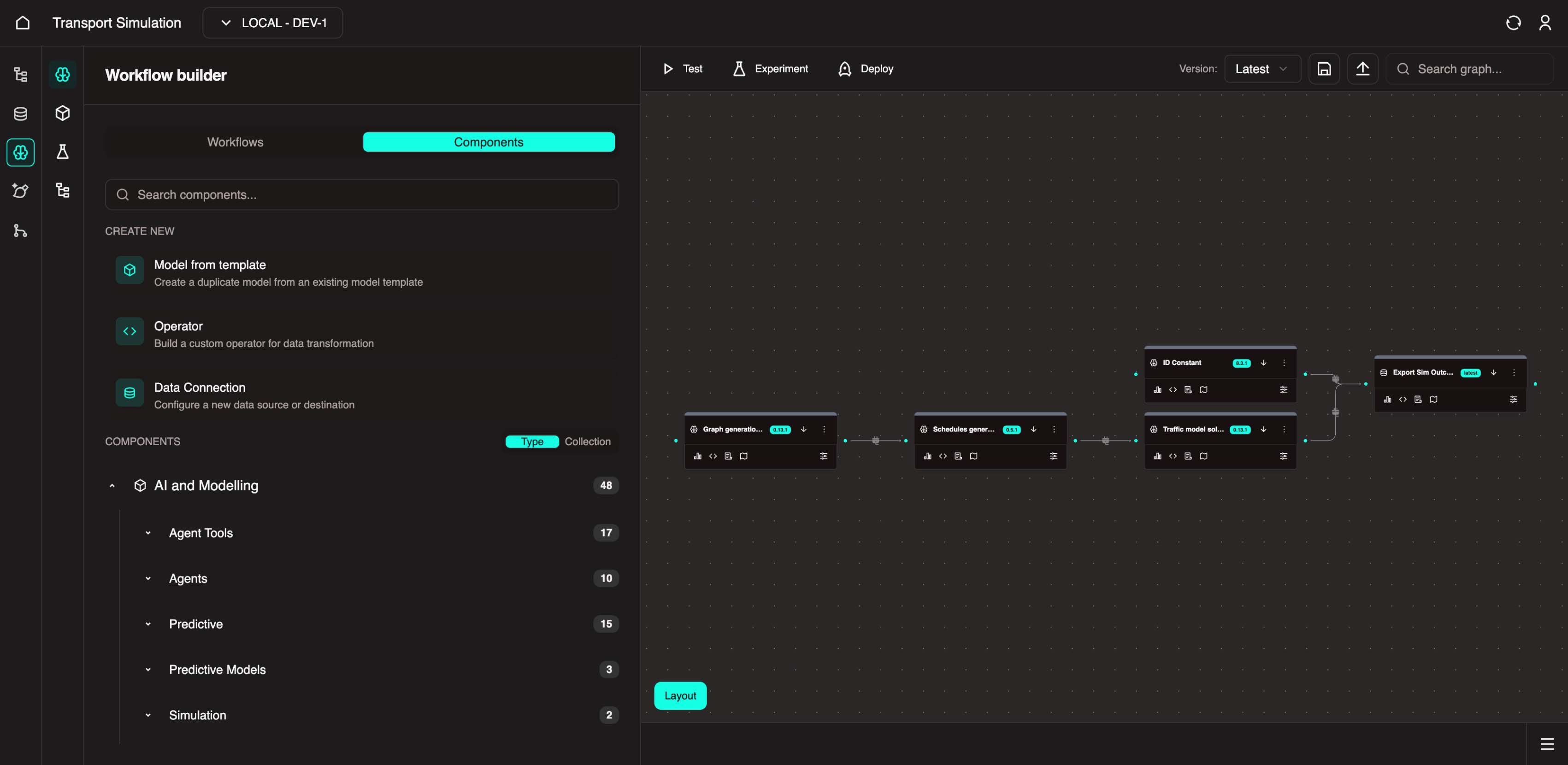 MDK Components Tab