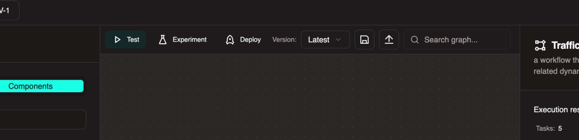 Test execute button